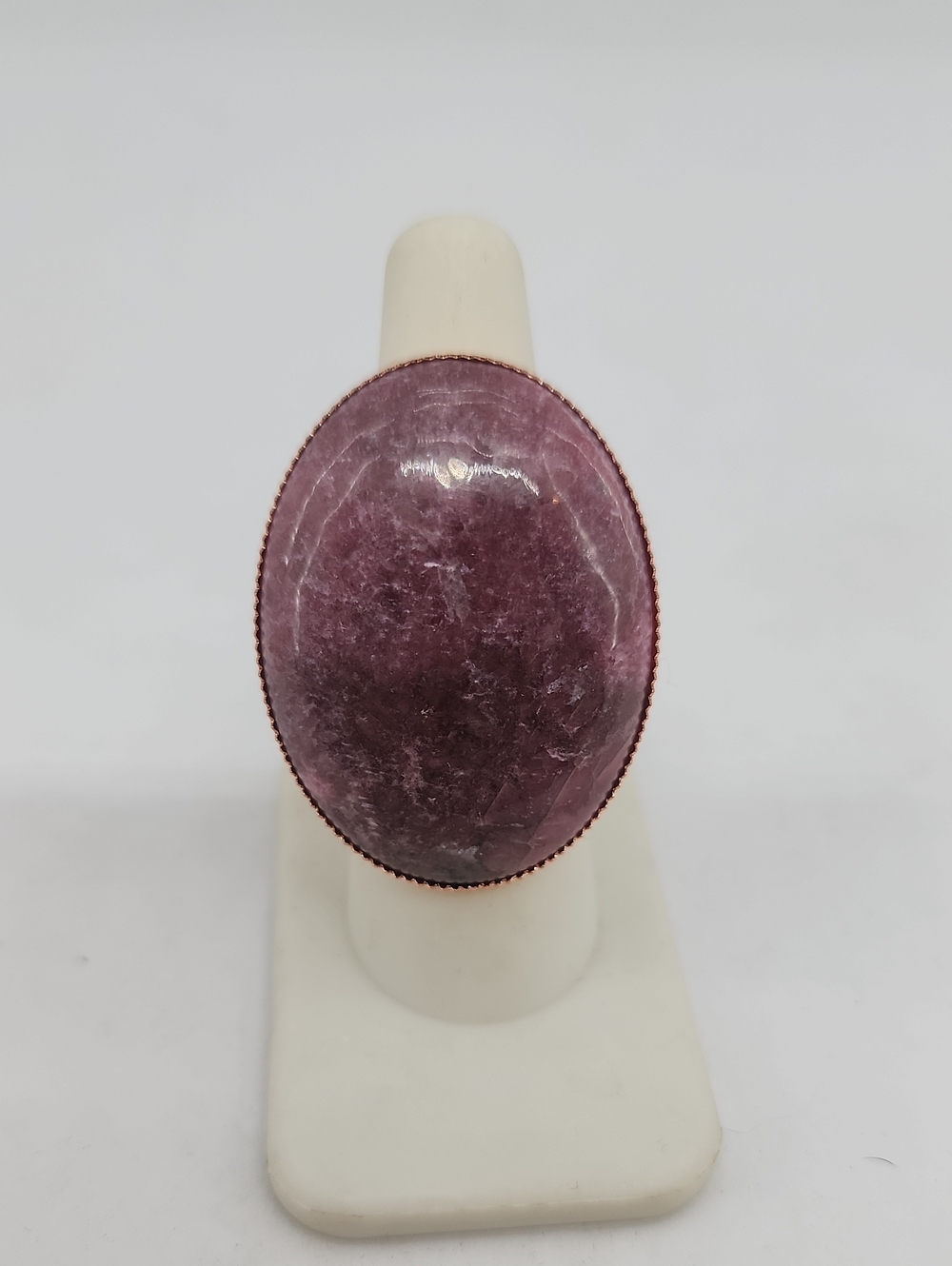 GASOLINE GLAMOUR COCKTAIL RING RHODONITE